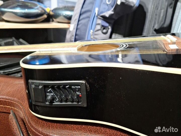 Гитары Черная Электроакустика Caraya 41