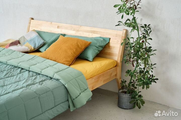 Кровать двуспальная Loona 180х200 из массива дерев