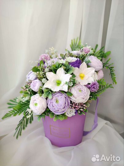 Букет цветов из мыла