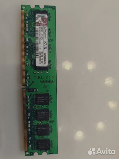 Оперативная память Kingston KVR800D2N6/1G DDR2 - 1