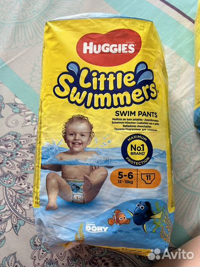 Трусики для плавания huggies