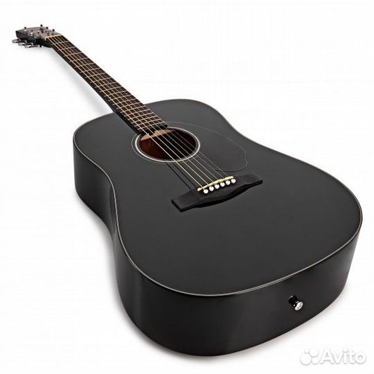 Акустическая гитара Fender CD-60S Black