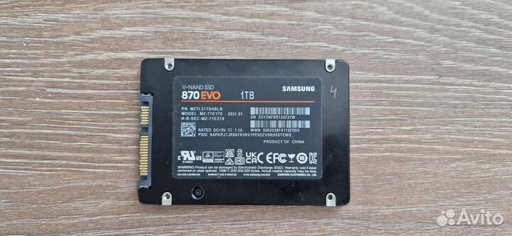 SSD SATA 3 Samsung 860 evo 1tb