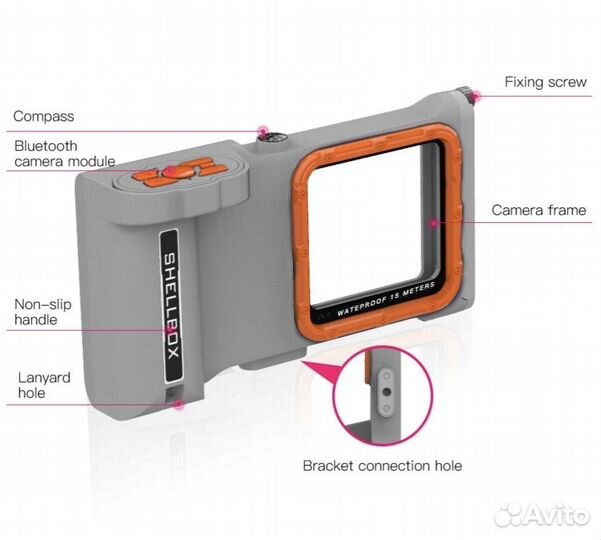 Водонепроницаемый чехол подводная съёмка телефон