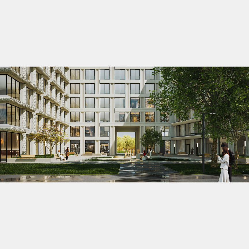 1-к. апартаменты, 42,6 м², 7/8 эт.