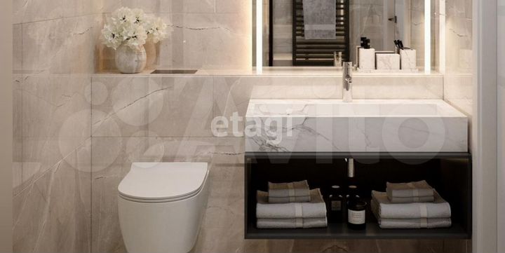 3-к. квартира, 63,1 м², 11/24 эт.