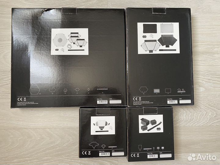 Комплект насадок для накамерной вспышки