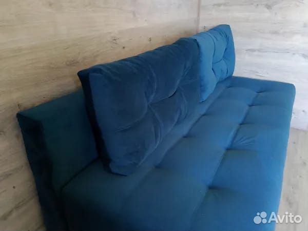 Диван-кровать в велюре, анатомический матрас(нпб)