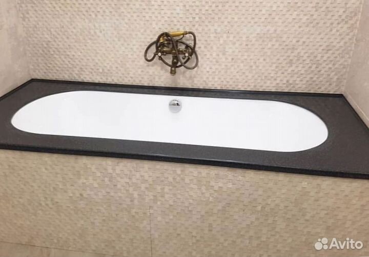 Столешница для ванной и кухни из искуственного кам