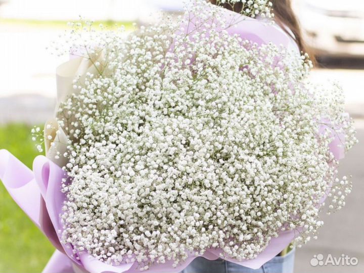 Букет цветов гипсофилы с доставкой в Красноярске
