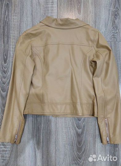 Куртка кожаная - косуха для девочки 146