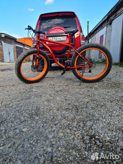 Велосипед фэтбайк black one 26