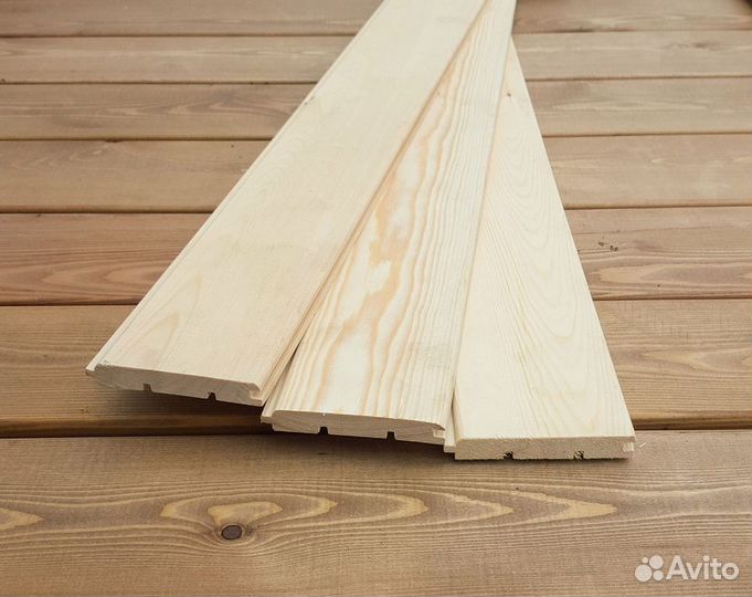 Вагонка штиль за м2 14 мм 125 мм 4000 мм,1–2 (AB)