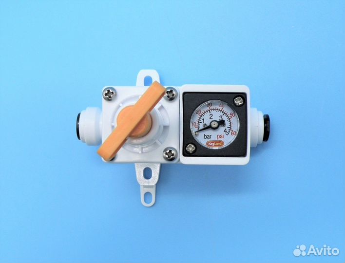 Регулятор давления Duotight 8 мм с манометром