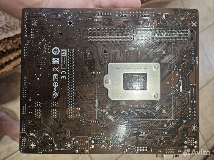 Материнская плата с процессором