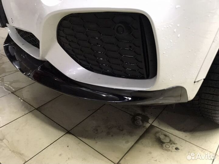 Сплиттер BMW X5 F15 Gloss Black