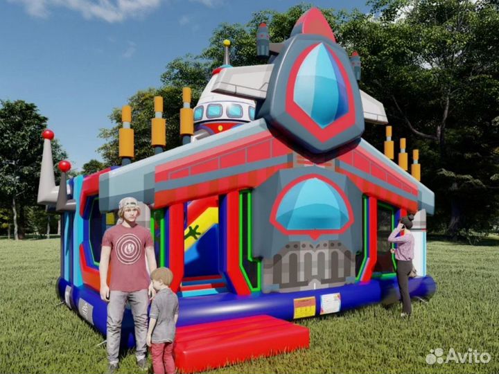 Большой батут Галактика 8*6m