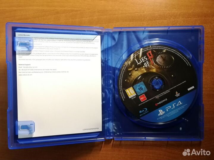 Игра Lies Of P PS4 диск