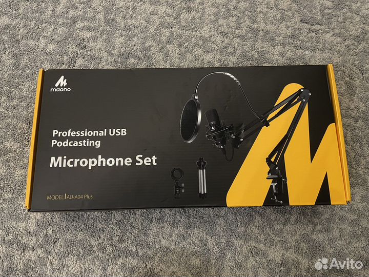 Конденсаторный микрофон maono AU-A04 Plus