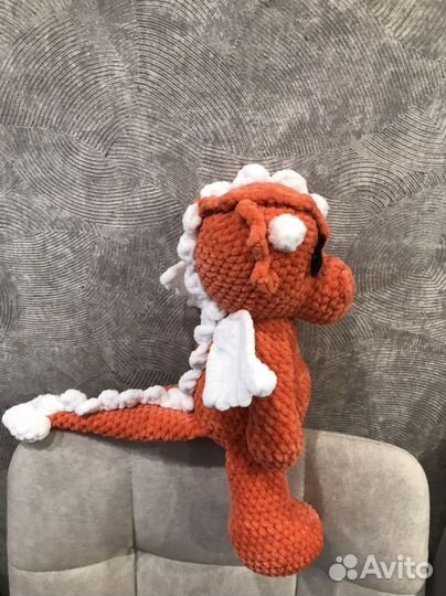 Дракоша вязаная игрушка