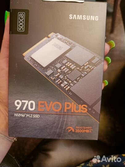 Ssd m2 Samsung 970 evo plus 500гб