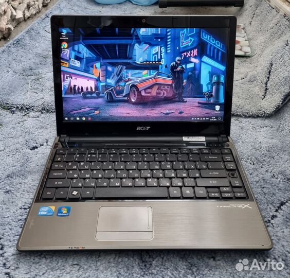 Шустрый ноутбук Acer новый АКБ/i3/300HDD