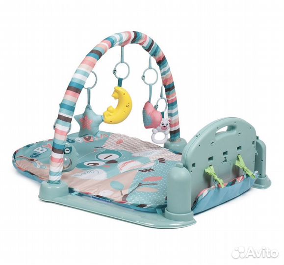 Развивающий коврик BabyGo с пианино новый