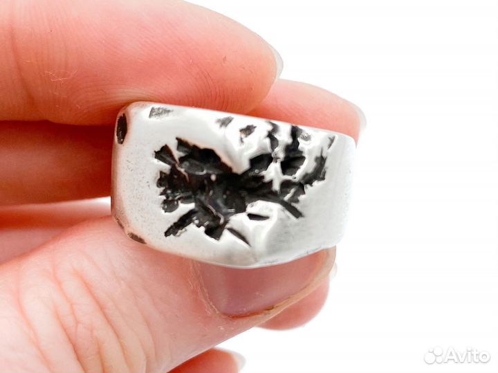 Мужская печатка серебро