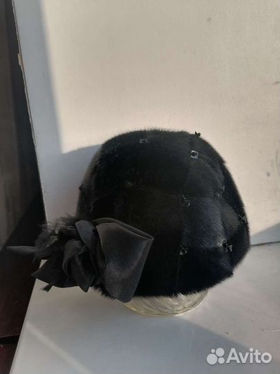 Шапка из нерпы женская