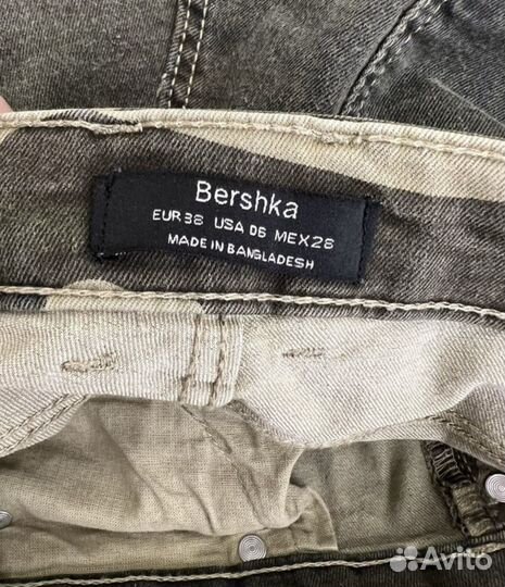 Джинсы мужские милитари bershka 26