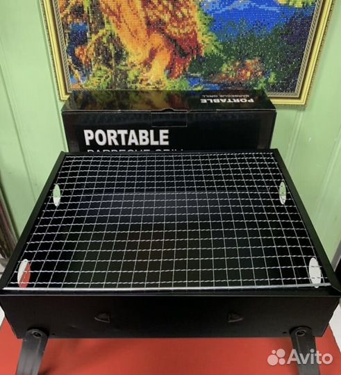 Гриль мангал новый