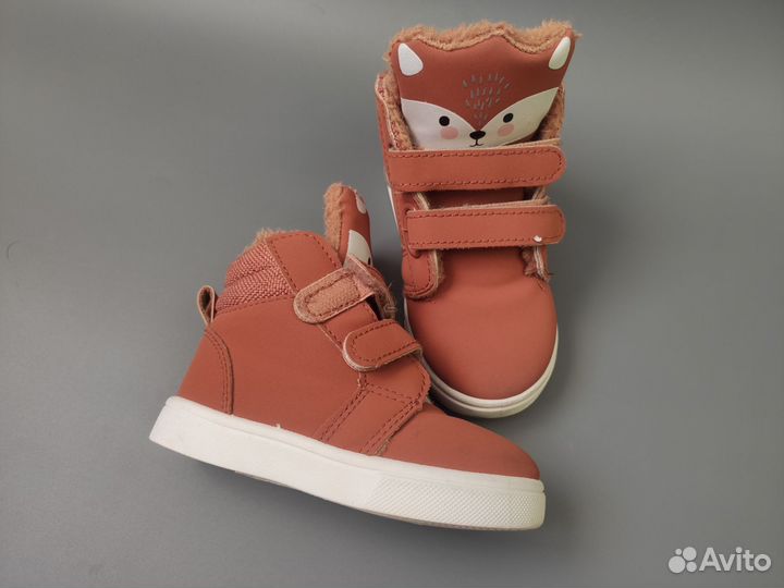 Демисезонные ботинки для девочки 22 fox&banny