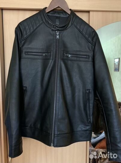 Кожаная куртка мужская