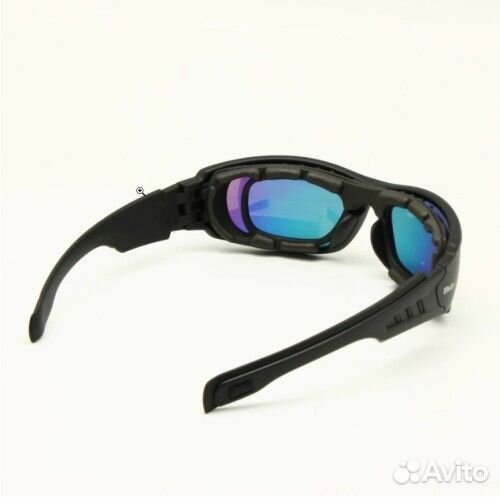 Тактические солнцезащитные очки с диоптр. вставкой
