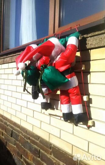Дед мороз(Санта) на лесенке