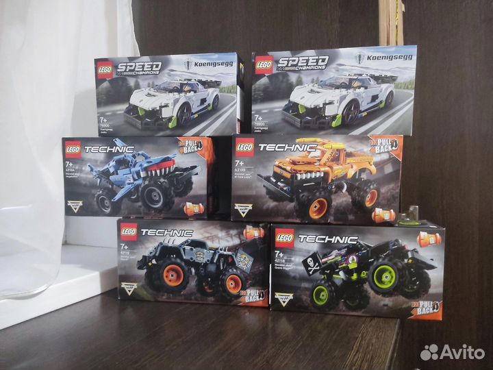 Новые Lego Technic Speed Champions