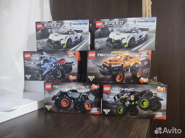 Новые Lego Technic Speed Champions