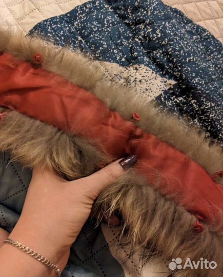 Мех на капюшон, енот