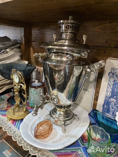 Старинный угольный самовар, царская Россия