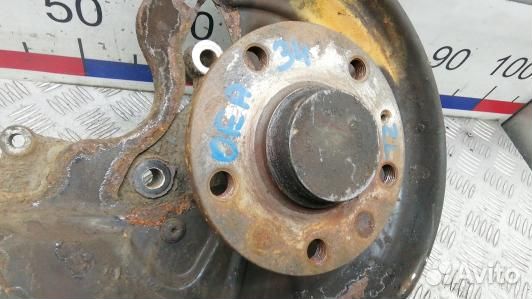 Ступица задняя левая skoda octavia A5 (OEA34LZ01)