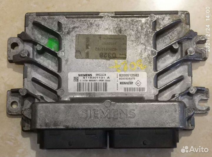 Эбу EMS3132, 3134 Рено Ниссан