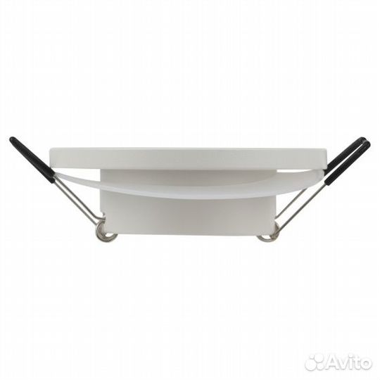 Встраиваемый белый светильник влагозащищенный ip44