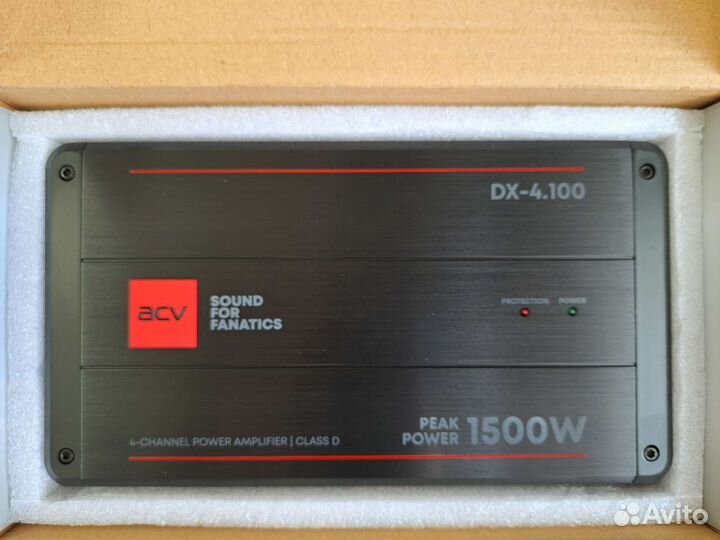 Автомобильный цифровой усилитель ACV DX 4.100