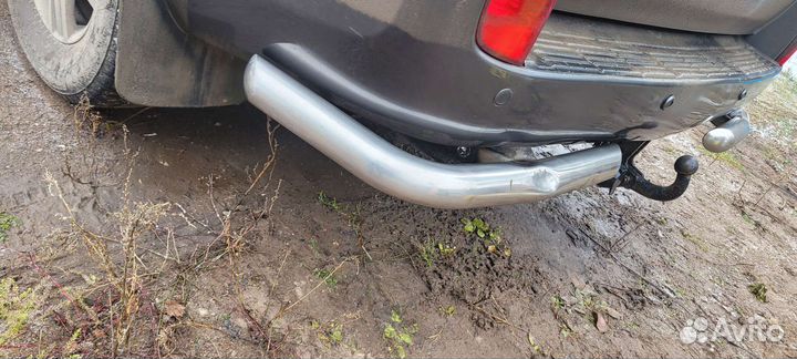 Защита заднего бампера land cruiser 200