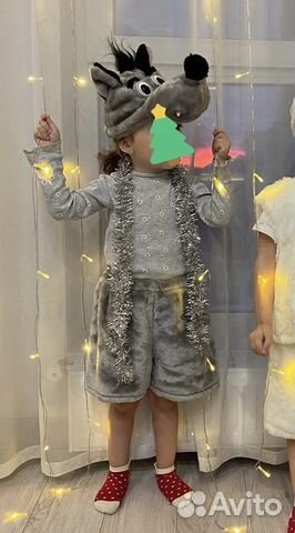 Аренда костюма ежик и серый волк