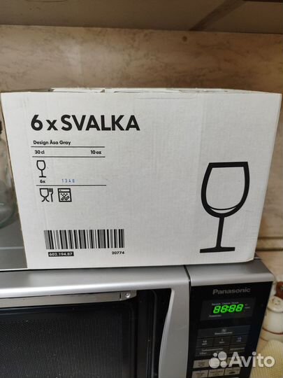 Бокалы для вина IKEA svalka