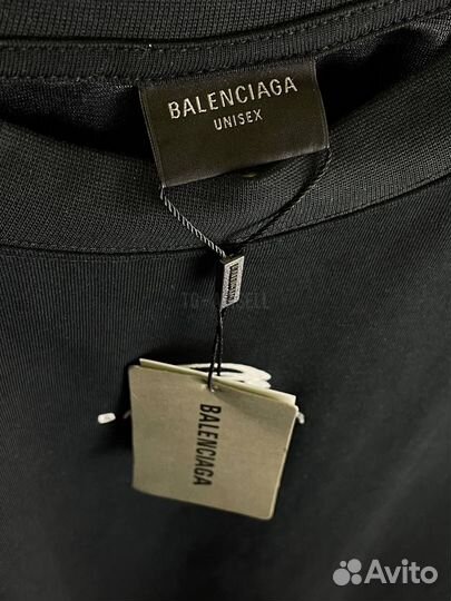 Balenciaga футболка двойная