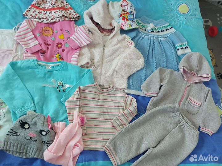 Одежда пакетом на девочку 80-86 -92