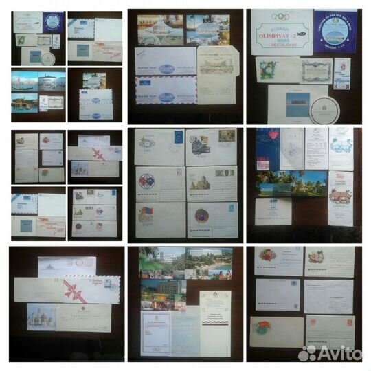 Конверты.Открытки.Россия. Мир