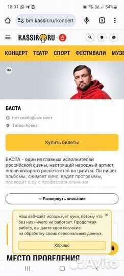 Билет на басту